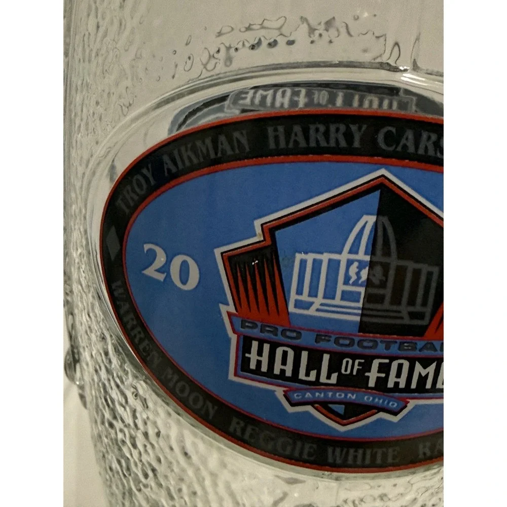 2006 Pro Football Hall of Fame Game Glass‎ Raiders vs Eagles Troy Aikman Madden